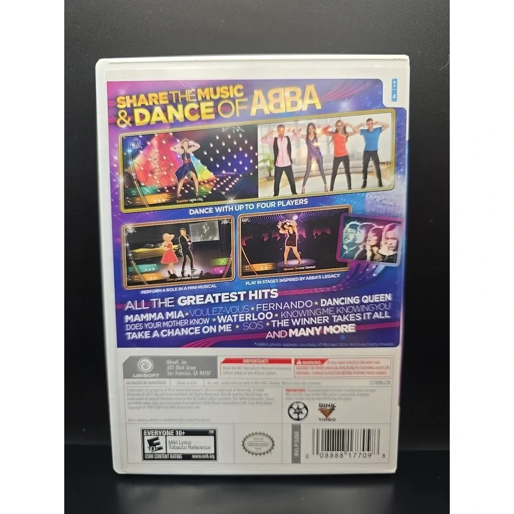 ABBA You Can Dance (Nintendo Wii, 2011) Complete With Manual